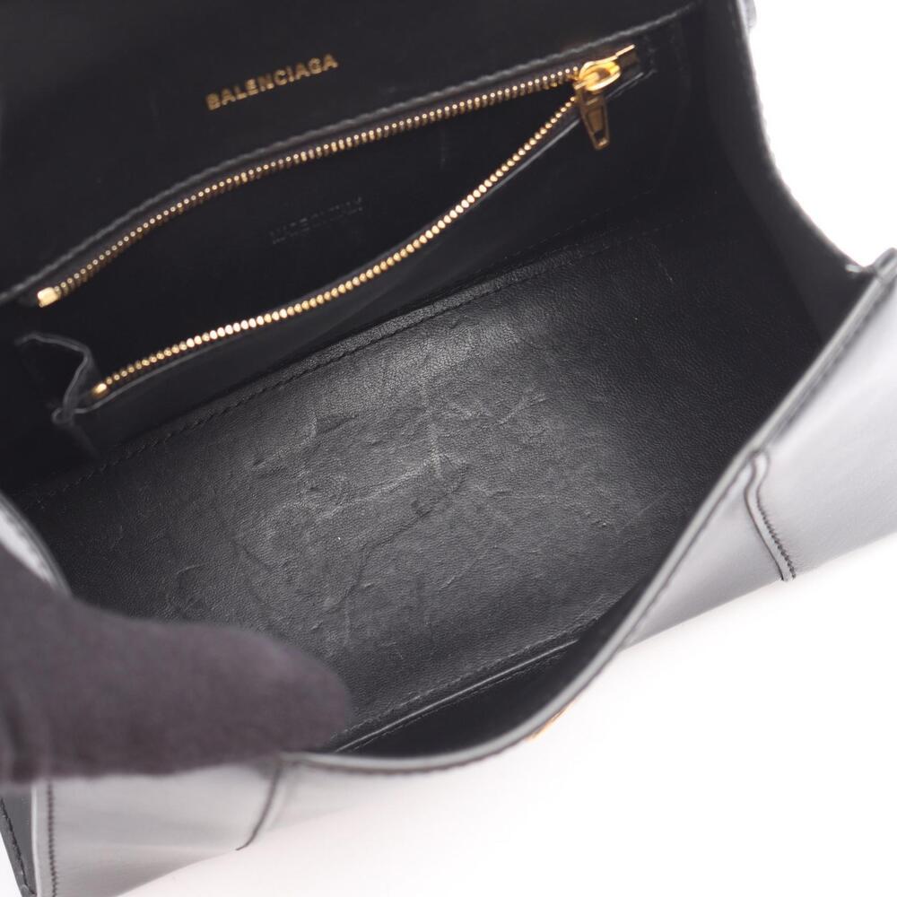 Balenciaga Hourglass Handbag Leather Black - Picture 3 of 9